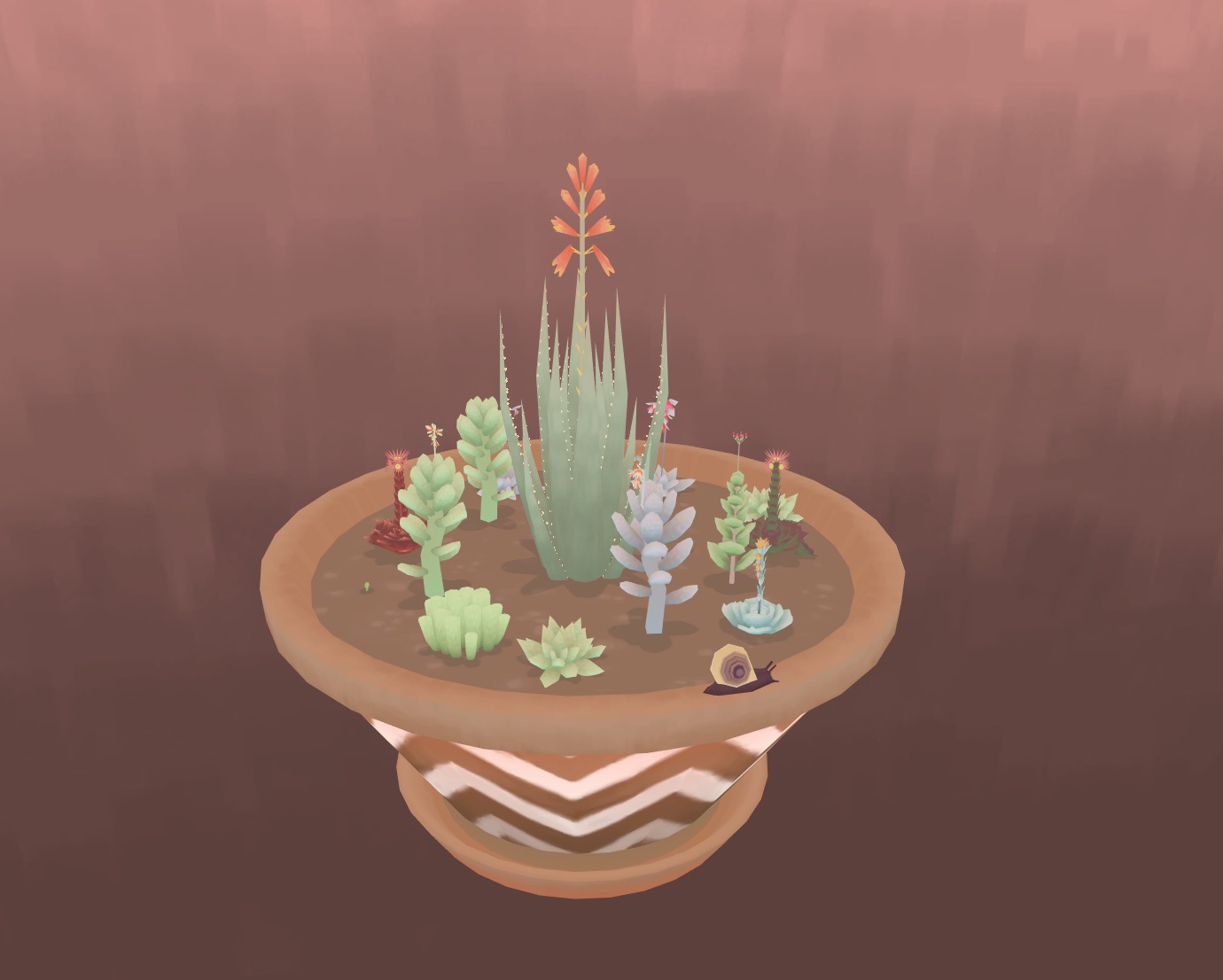 Pequod, a virtual succulent from the game Viridi